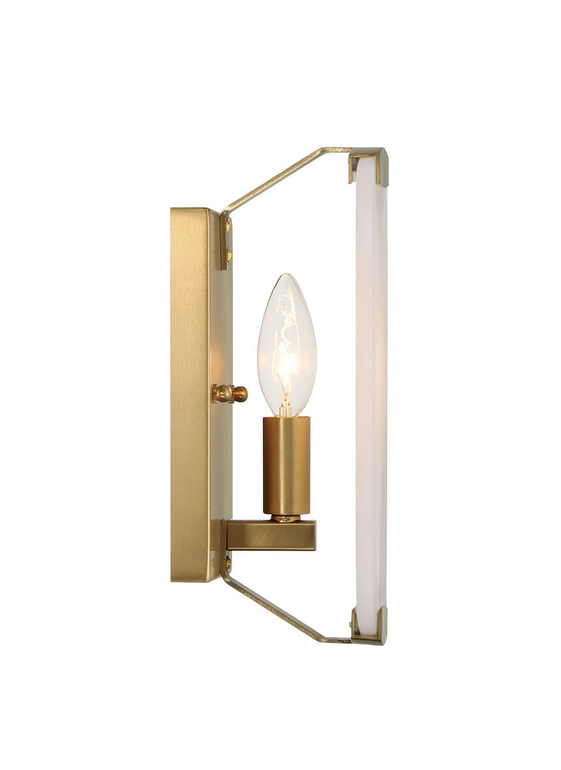 Minka-Lavery 2601-732 One Light Wall Sconce, Legacy Brass