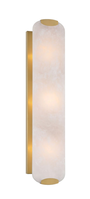 Minka-Lavery 2603-732 Three Light Wall Sconce, Legacy Brass