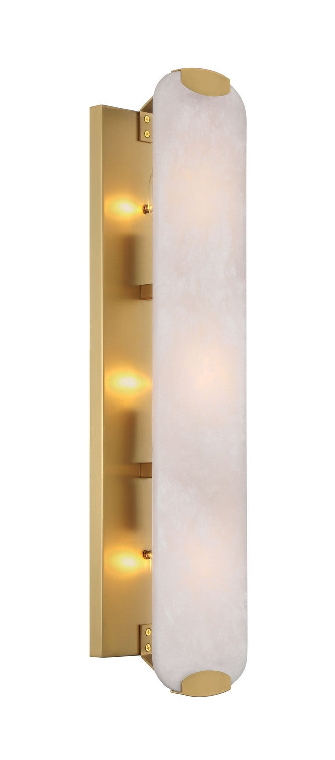 Minka-Lavery 2603-732 Three Light Wall Sconce, Legacy Brass