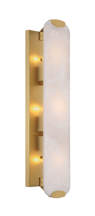 Minka-Lavery 2603-732 Three Light Wall Sconce, Legacy Brass