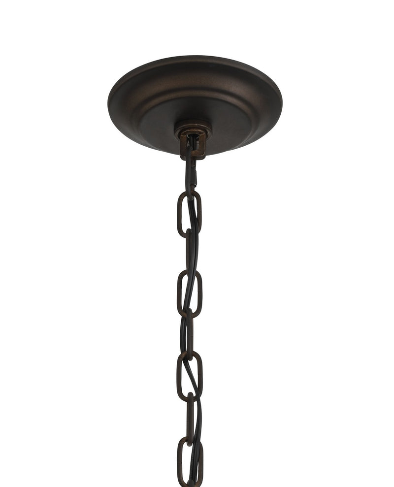 Minka-Lavery 2629-860 12 Light Chandelier, Dark Bronze