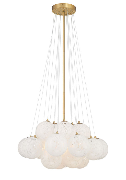 Minka-Lavery 2635-732 Five Light Pendant, Legacy Brass