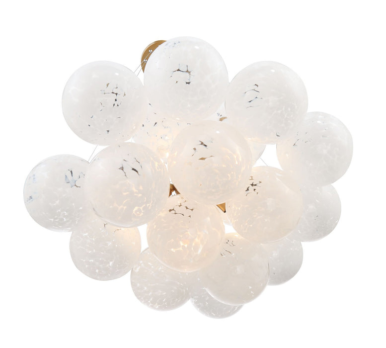 Minka-Lavery 2635-732 Five Light Pendant, Legacy Brass