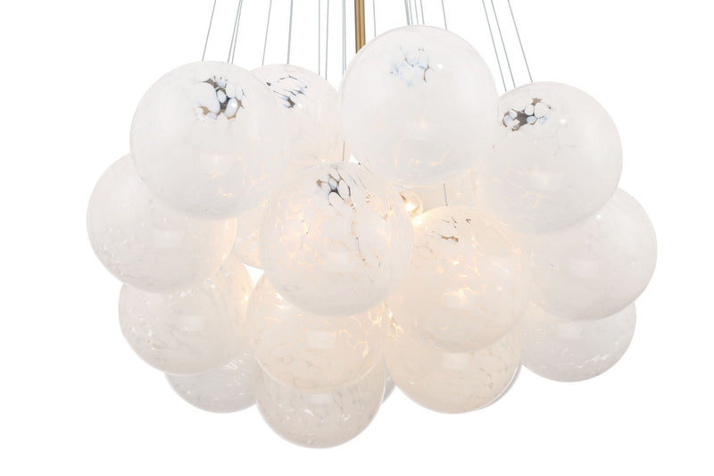 Minka-Lavery 2635-732 Five Light Pendant, Legacy Brass