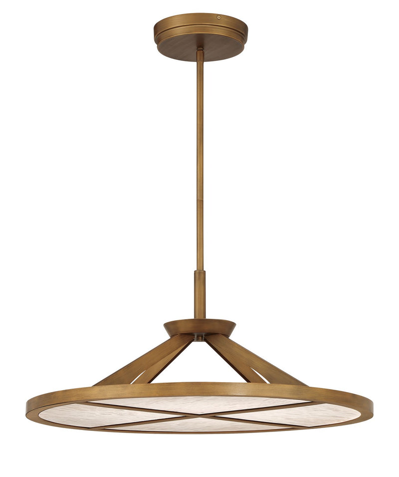 Minka-Lavery 2687-788-L LED Pendant, Ashen Gold