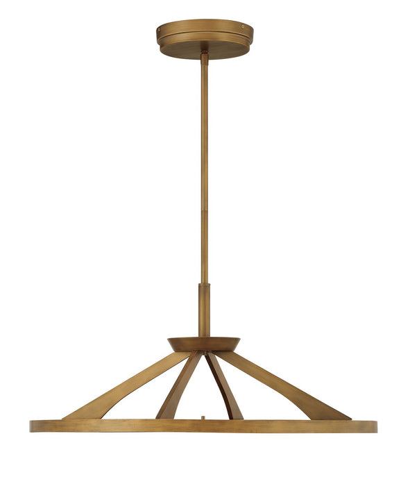 Minka-Lavery 2687-788-L LED Pendant, Ashen Gold