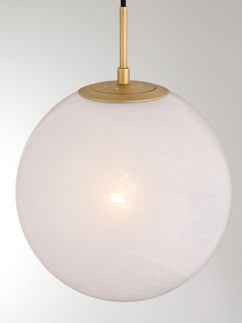 Minka-Lavery 291-732 One Light Pendant, Legacy Brass