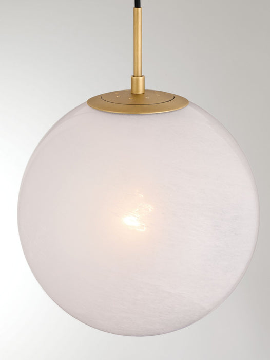 Minka-Lavery 291-732 One Light Pendant, Legacy Brass