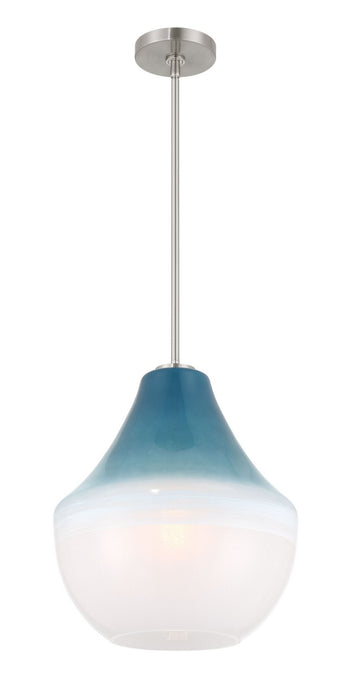 Minka-Lavery 292-84 One Light Pendant, Brushed Nickel