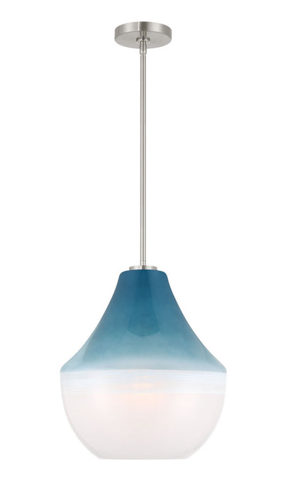 Minka-Lavery 292-84 One Light Pendant, Brushed Nickel
