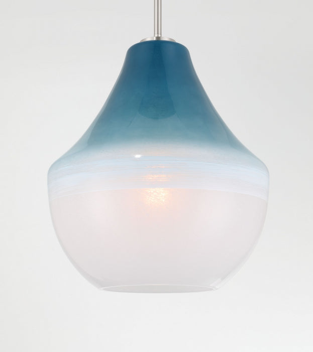 Minka-Lavery 292-84 One Light Pendant, Brushed Nickel