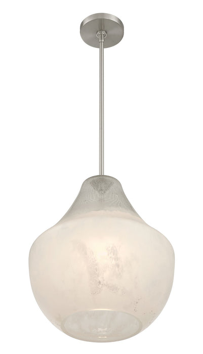 Minka-Lavery 294-84 One Light Pendant, Brushed Nickel