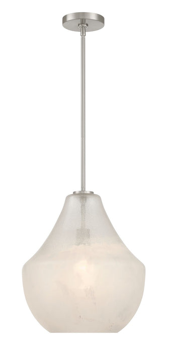 Minka-Lavery 294-84 One Light Pendant, Brushed Nickel