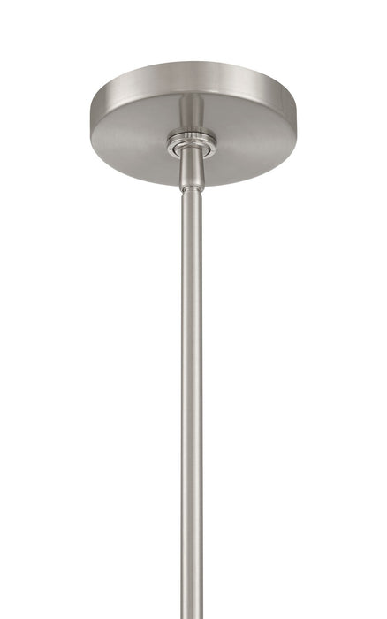 Minka-Lavery 294-84 One Light Pendant, Brushed Nickel