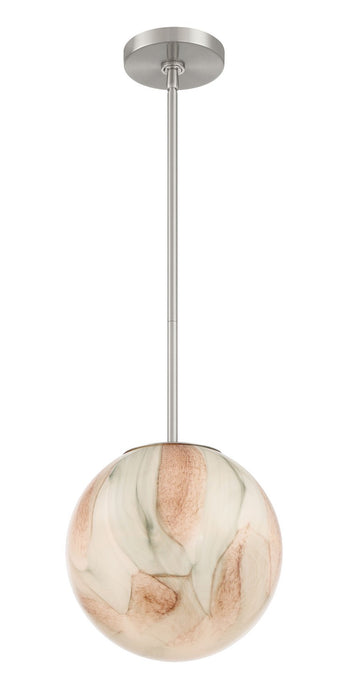 Minka-Lavery 295-84 One Light Pendant, Brushed Nickel