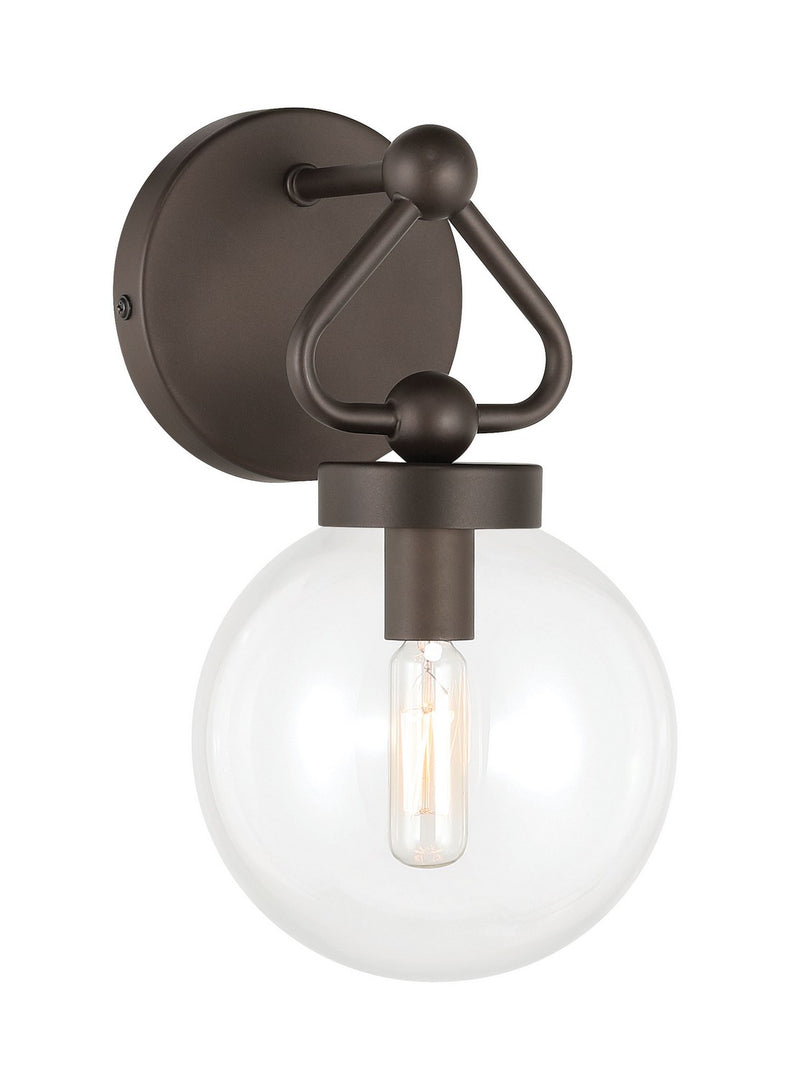 Minka-Lavery 2971-860 One Light Vanity, Dark Bronze