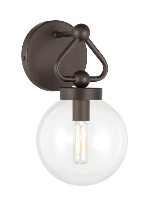 Minka-Lavery 2971-860 One Light Vanity, Dark Bronze