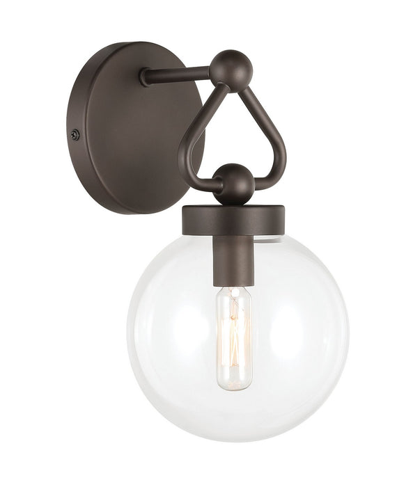Minka-Lavery 2971-860 One Light Vanity, Dark Bronze