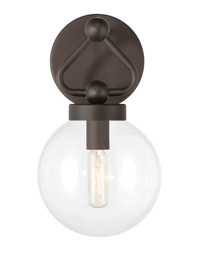 Minka-Lavery 2971-860 One Light Vanity, Dark Bronze