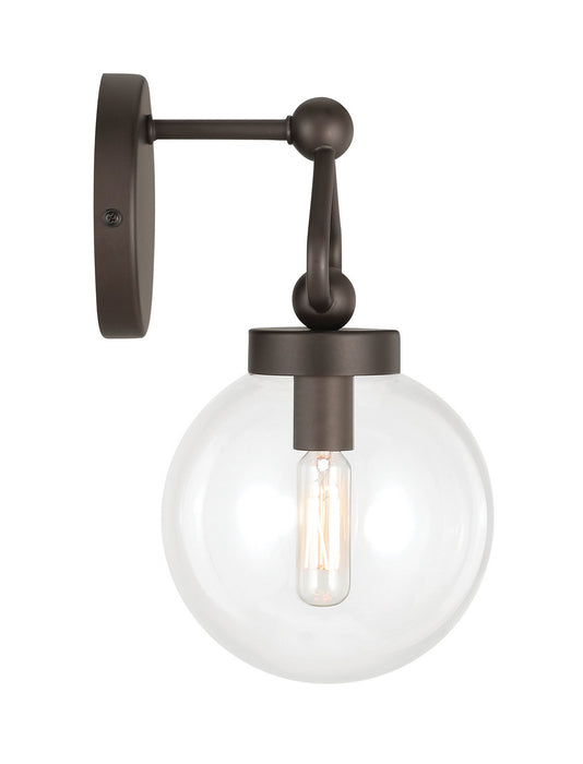 Minka-Lavery 2971-860 One Light Vanity, Dark Bronze
