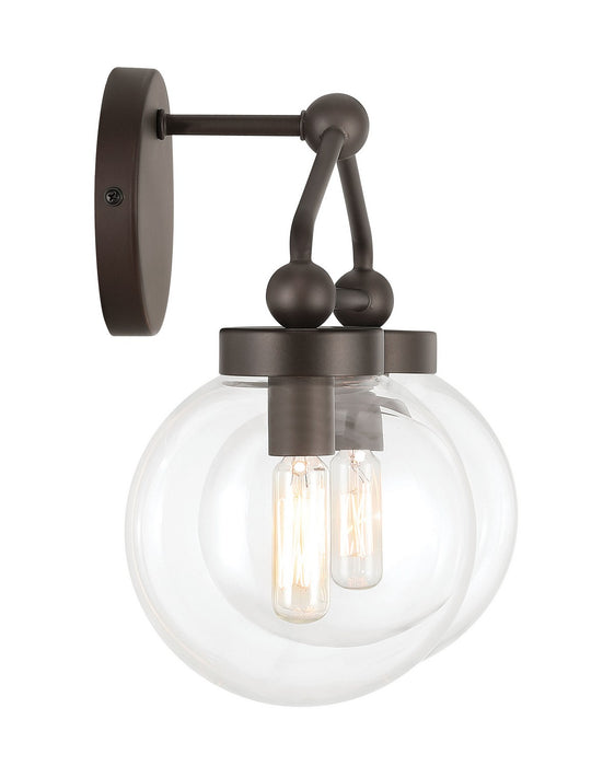 Minka-Lavery 2972-860 Two Light Vanity, Dark Bronze