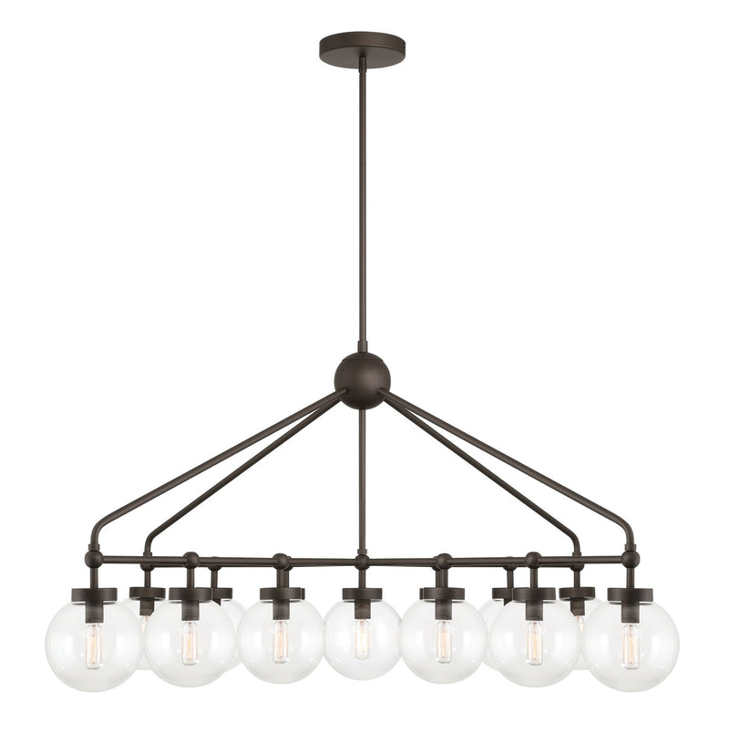 Minka-Lavery 2975-860 13 Light Chandelier, Dark Bronze
