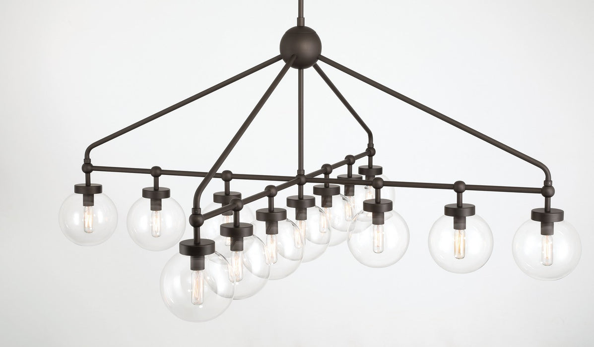 Minka-Lavery 2975-860 13 Light Chandelier, Dark Bronze