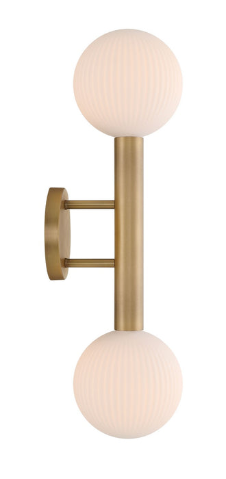 Minka-Lavery 2990-732 Two Light Wall Sconce, Legacy Brass
