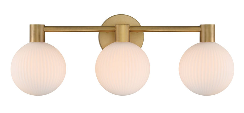 Minka-Lavery 2993-732 Three Light Vanity, Legacy Brass