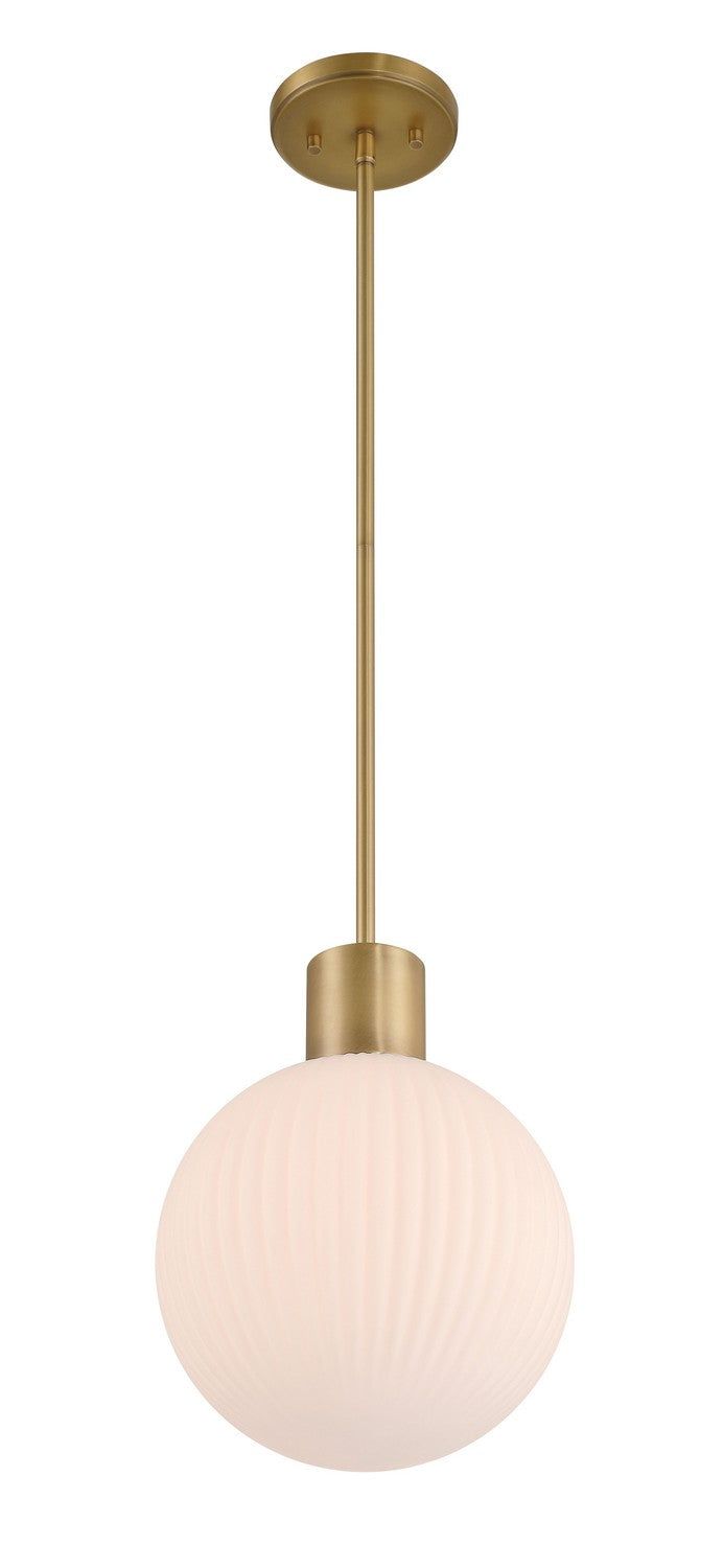 Minka-Lavery 2996-732 One Light Pendant, Legacy Brass