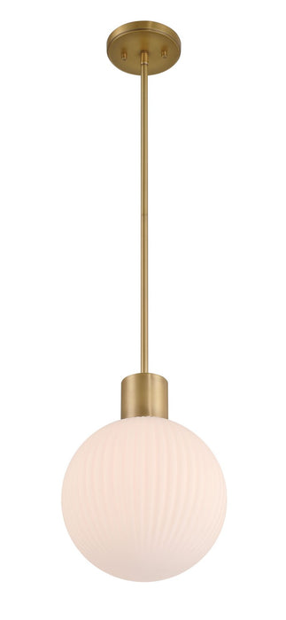 Minka-Lavery 2996-732 One Light Pendant, Legacy Brass