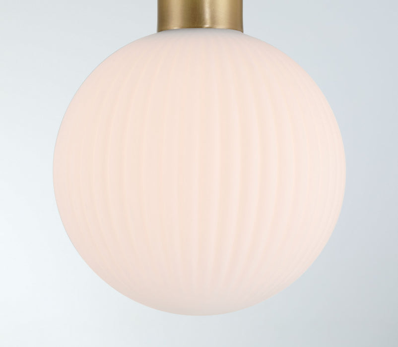 Minka-Lavery 2996-732 One Light Pendant, Legacy Brass