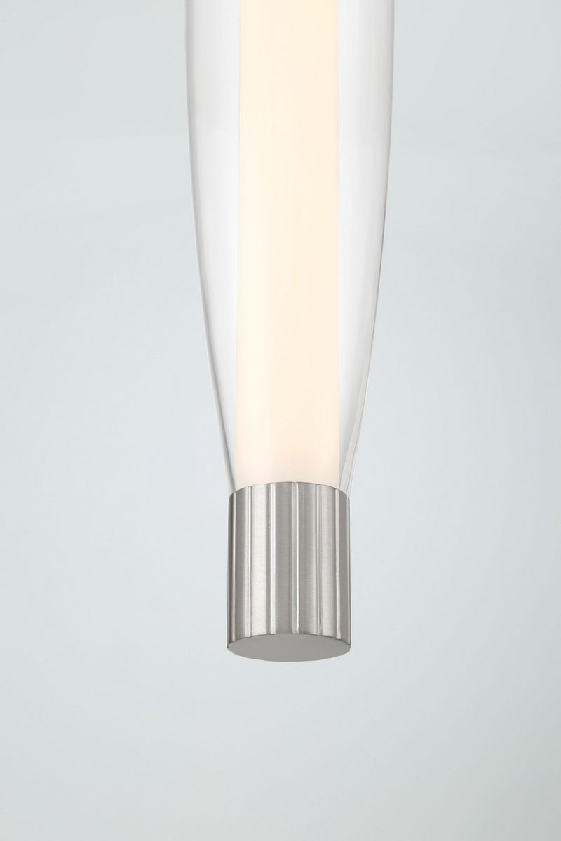 Minka-Lavery 3114-84-L LED Pendant, Brushed Nickel