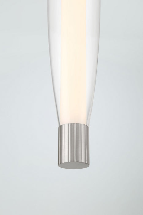 Minka-Lavery 3114-84-L LED Pendant, Brushed Nickel