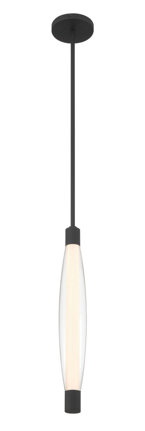 Minka-Lavery 3114-899-L LED Pendant, Dark Matte Black