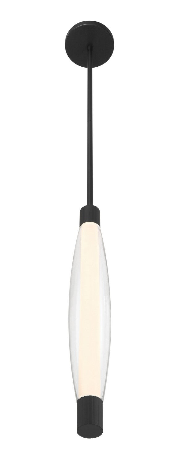 Minka-Lavery 3114-899-L LED Pendant, Dark Matte Black