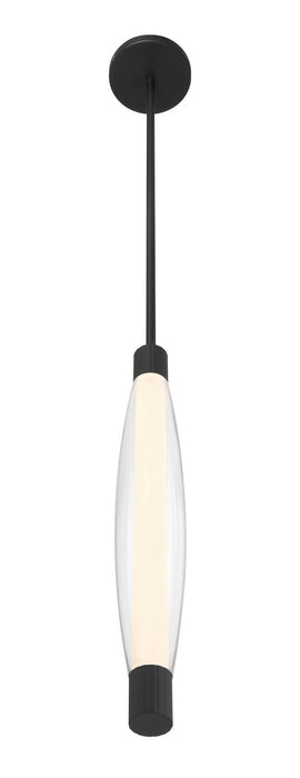 Minka-Lavery 3114-899-L LED Pendant, Dark Matte Black