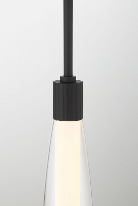 Minka-Lavery 3114-899-L LED Pendant, Dark Matte Black