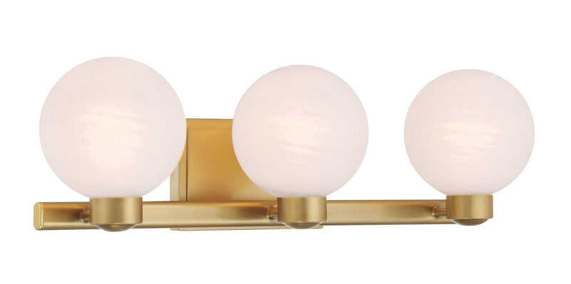 Minka-Lavery 3493-732 Three Light Vanity, Legacy Brass
