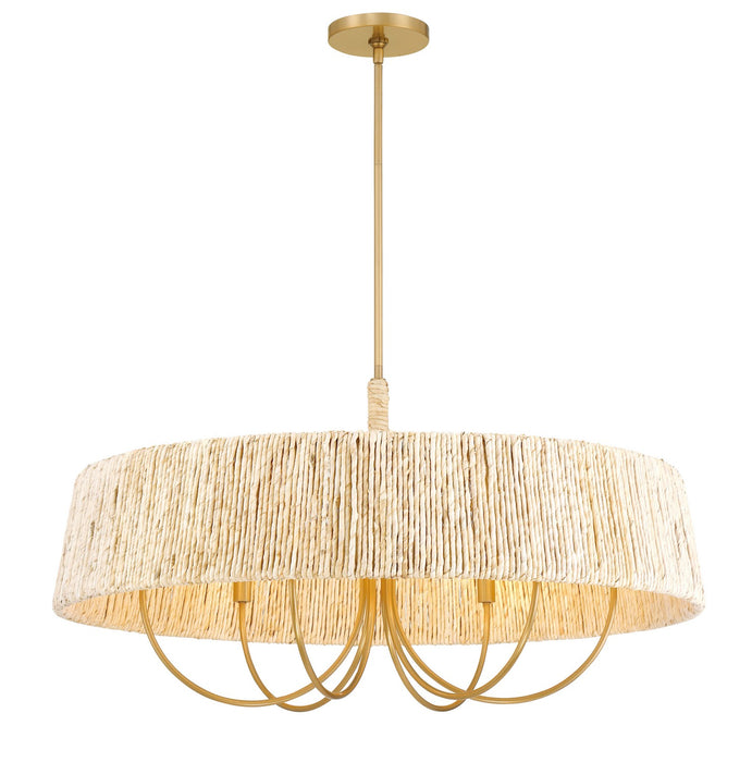 Minka-Lavery 3606-732 Six Light Pendant, Legacy Brass