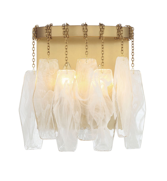Minka-Lavery 3622-732 Two Light Wall Sconce, Legacy Brass