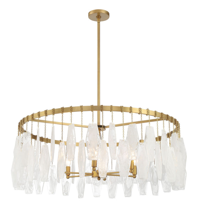 Minka-Lavery 3626-732 Six Light Pendant, Legacy Brass