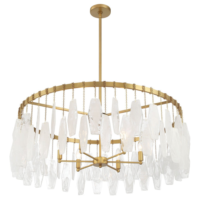 Minka-Lavery 3626-732 Six Light Pendant, Legacy Brass