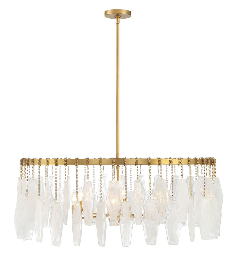 Minka-Lavery 3626-732 Six Light Pendant, Legacy Brass