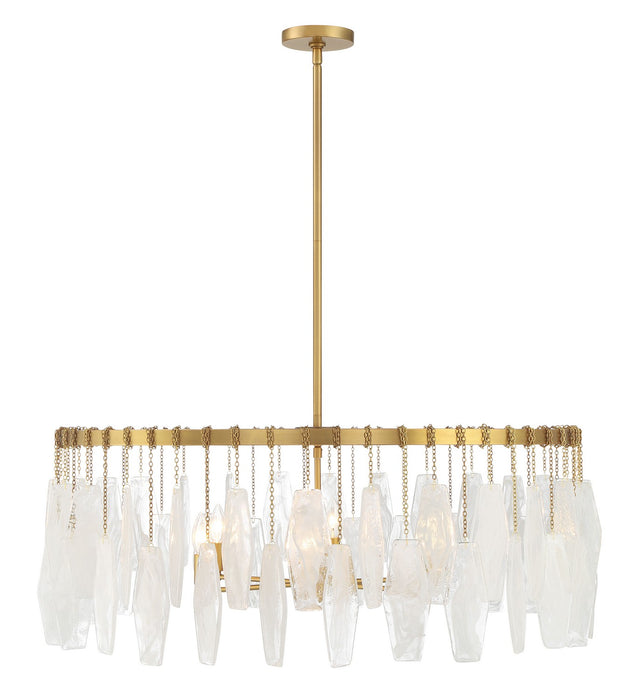 Minka-Lavery 3626-732 Six Light Pendant, Legacy Brass