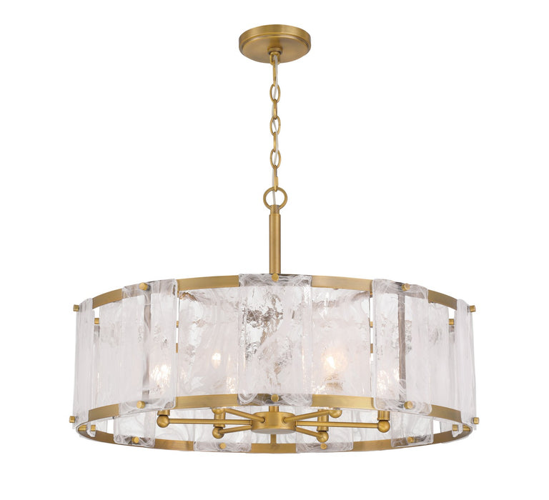 Minka-Lavery 3636-732 Six Light Pendant, Legacy Brass