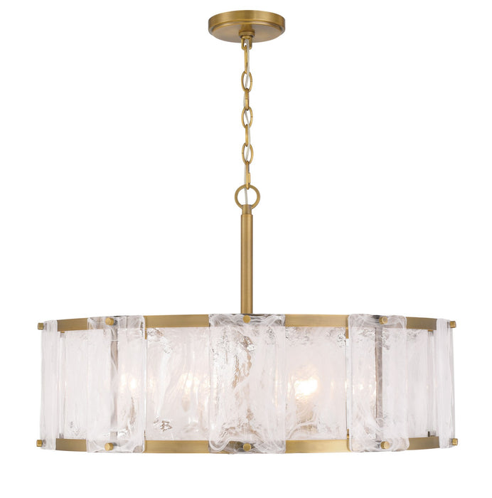 Minka-Lavery 3636-732 Six Light Pendant, Legacy Brass