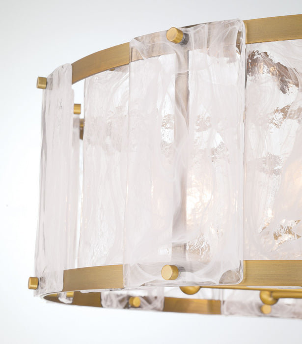 Minka-Lavery 3636-732 Six Light Pendant, Legacy Brass