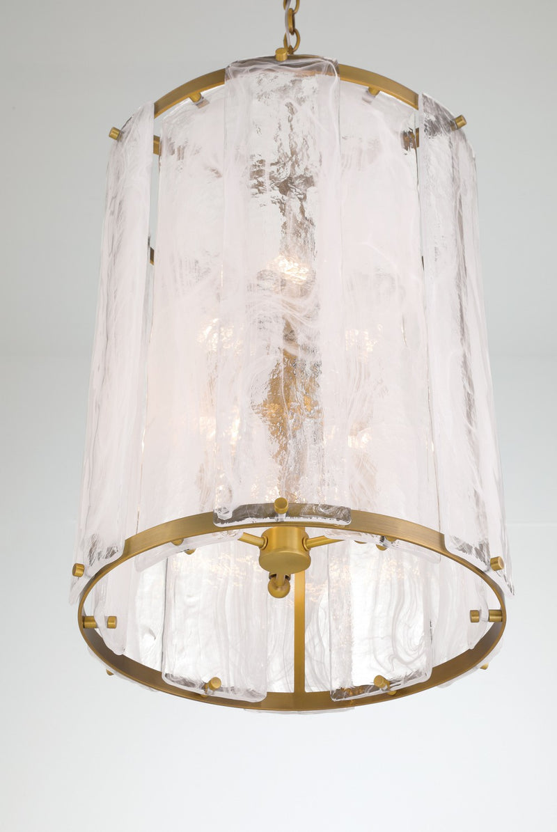 Minka-Lavery 3637-732 Six Light Pendant, Legacy Brass