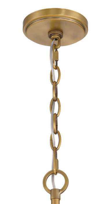 Minka-Lavery 3637-732 Six Light Pendant, Legacy Brass